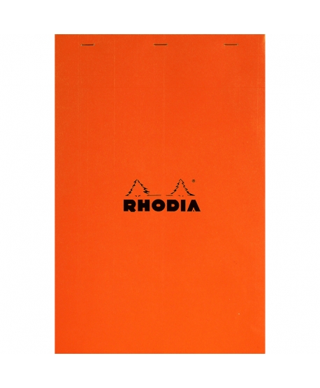 Rhodia n.º 18 Bloc A4+ orange quadrillé 5x5