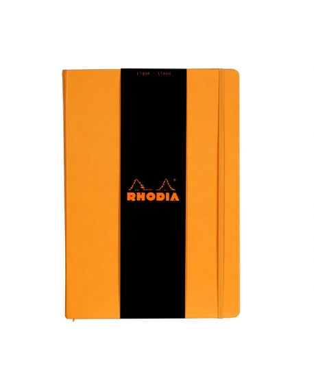 Rhodia Webnotebook A4 naranja rayado