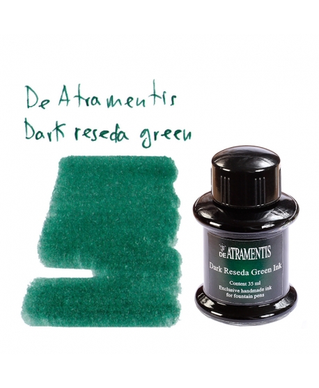 De Atramentis DARK RESEDA GREEN (Bouteille d'encre 35 ml)