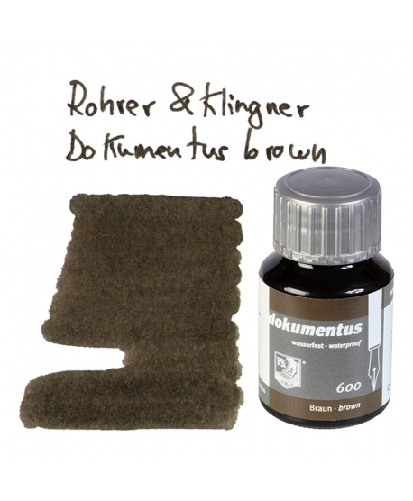 Rohrer & Klingner DOKUMENTUS BROWN (Tintero 50 ml)