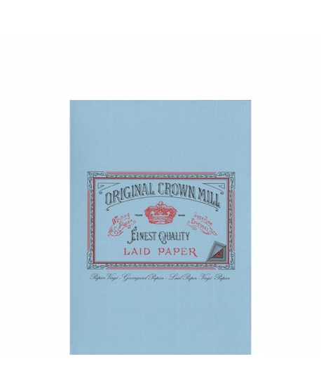 Original Crown Mill Classic Laid bloc verjurado A5 azul