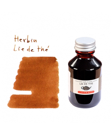Herbin LIE DE THÉ (100 ml bottle of ink)