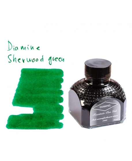 Diamine SHERWOOD GREEN (Bouteille d'encre 80 ml)