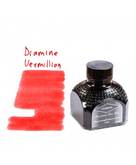 Diamine VERMILLION (80 ml bottle of ink)