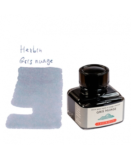 Herbin GRIS NUAGE (30 ml bottle of ink)