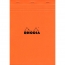 Rhodia n.º 18 Bloc A4 orange quadrillé 5x5
