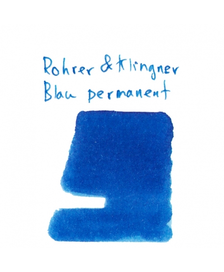 Rohrer & Klingner BLAU PERMANENT (2 ml plastic vial of ink)